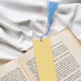 thumbnail image 6 of Kdxio Yellow Gingham Print Metal Tassel Bookmarks,Perfect Gift for Art Lovers and Bookworms Metal Bookmarks for Women, 6 of 8