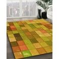 thumbnail image 3 of Ahgly Company Machine Washable Indoor Square Transitional Sedona Brown Area Rugs, 8' Square, 3 of 7