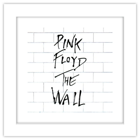 Gallery Pops Pink Floyd - The Wall Wall Art, White Framed Version, 12" x 12"