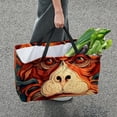 thumbnail image 7 of Monkey Large Foldable Oxford Cloth Laundry Basket Beach Bag Shopping Basket Grocery Bags, 7 of 7