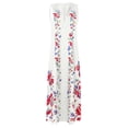 thumbnail image 4 of SMihono Robe Maxi Bohème d'Été pour Femmes Grande Taille Mode pour Femmes Aguichant Vintage à Col en V Sans Manches avec Poche Imprimée Robe de Plage pour Fête Robe Évasée de Plage, 4 of 5