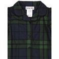 thumbnail image 2 of Komar Kids Holiday Green Plaid Toddler Girls 2pc Coat Pajamas K167912, 2 of 7