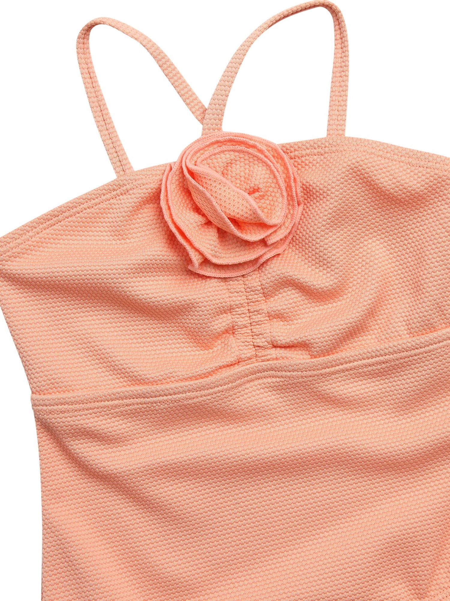 Jessica Simpson Baby and Toddler Girls' One-piece Ruched Swimsuit with Rosette, Sizes 12M-5T