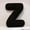 Z, variant on Uuiauoio Black Letter Pillow - Soft Plush Alphabet Throw Pillow, A to Z Decorative Initial Pillow for Couch, Sofa, Bed, Car, Room - Letter Cushions for Home Decor, Gift, Photo Prop
