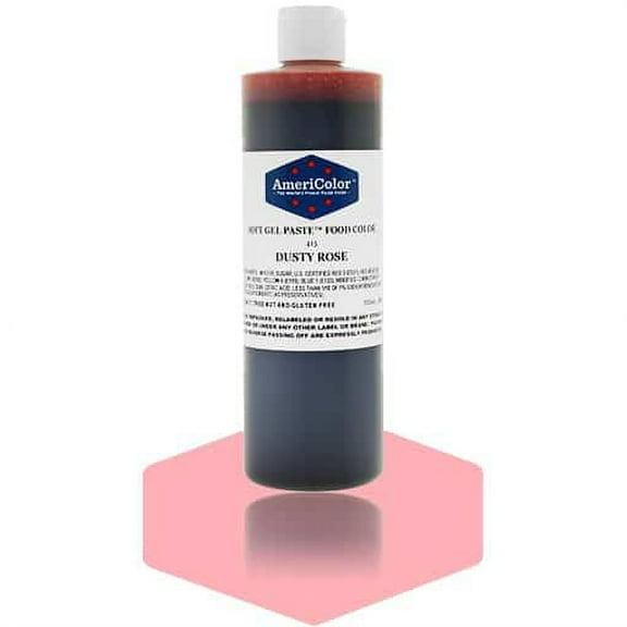AmeriColor, Soft Gel Paste Food Color, Dusty Rose 13.5 oz