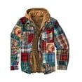 thumbnail image 1 of Innerwin Coat Color Block Men Jacket Outdoor Long Sleeve Full Zip Outwear Style-E M, 1 of 2