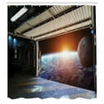 thumbnail image 3 of Ambesonne Scenery Shower Curtain, Earth Galaxy Space, 69"Wx84"L, Multicolor, 3 of 5