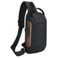 thumbnail image 3 of Moda hombres bolso de pecho bolso de hombro bolso de pecho mochila correa ajustable crossbody, 3 of 8