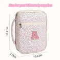 thumbnail image 5 of Personalized Initial Bible Cover Case for Women,Large Bible Tote Bags Organizer Quilted Carrying Case with Durable Handle ,Bible Study Supplies Accessories Christian Gifts for Women, 5 of 5