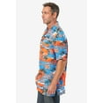 thumbnail image 3 of Men's Big & Tall Tropical Rayon Short-Sleeve Shirt, 3 of 6