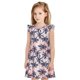 thumbnail image 1 of Fotbe Tropics Palm Trees Vestido de Dormir para Niñas de 3 a 10 Años, Mangas Cortas, Estilo Princesa, Pijama Camisón con Mangas Voladas-Small, 1 of 6