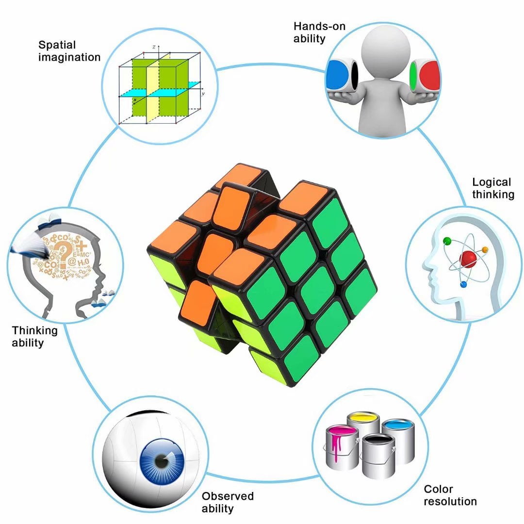 QiYi QiYuan 4x4 Speed Cube - Ultra Fast Turning Magic Twist Puzzle Brain Teaser (USA Seller)