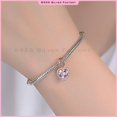 thumbnail image 4 of Flying Unicorn Pig Charm Fit Pandora Charms Classic Sparkling Herbarium Cluster Dangle brazde & brazjoya de chica regalo de Navidad de corazón rosa rubí colgante, 4 of 4