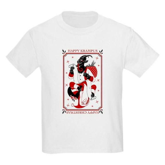 CafePress - Happy Christmas Krampus T Shirt - Light T-Shirt Kids XS-XL