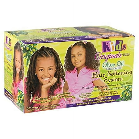 Kid's Originals by Africa's Best Olive Oil Ultra-Gentle Hair Softening System, All Hair Types
