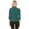 thumbnail image 4 of Women's Trendy Style 3/4 Sleeves Solid Open Jacket, 4 of 4