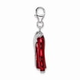 thumbnail image 2 of FB Jewels Sterling Silver 3-D Enameled Red Jacket w/Lobster Clasp Charm, 2 of 2
