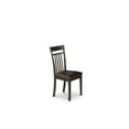 thumbnail image 3 of FurniFact Elegant Wooden Dining Chairs – Slat Back Kitchen Chairs, Set of 2, 3 of 4