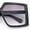 Slate Carbon Fiber - Smoke, variant on Womens Oversized Rectangular Butterfly Luxury Chic Plastic Sunglasses Black - Smoke