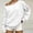 A30 White, variant on Xdegoge Women's Off Shoulder Waffle Knit Sweaters Long Sleeve Slouchy Pullover Tops Casual Fall Oversized Shirts with Pockets