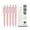 D, variant on Solivara 5 Pack Gel Pens Retractable 0.5mm Black Non Frosted Grip(C,1pack)