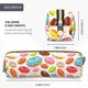 thumbnail image 3 of Easygdp Color Donut para Estuche de Lápices de Cuero, Estuche de Papelería de Cuero, Estuche de Gran Capacidad con Cremallera, 3 of 7