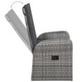 thumbnail image 4 of vidaXL 5 Piece Garden Dining Set Grey, 4 of 12