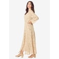 thumbnail image 3 of Roaman's Women's Plus Size Lace Jacket Maxi Dress Set, 3 of 4