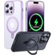 thumbnail image 1 of CASEKOO - Funda con anillo magnético oficial para iPhone 15 Pro Max [protección militar contra caídas] [compatible con MagSafe] mate translúcida delgada para iPhone 15 ProMax de 6,7 pulgadas 2023, col, 1 of 4