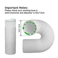 thumbnail image 3 of Air Conditioner Exhaust Hose, AC Vent Hose with 5 Inch Diameter Anti-Clockwise Thread & Length Up t, 3 of 5