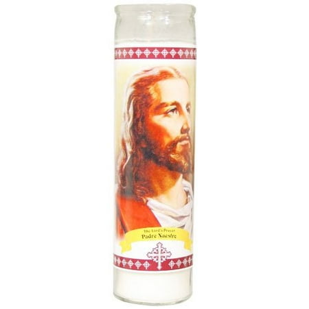- Star Candle 8-Inch Candle Lords Prayer