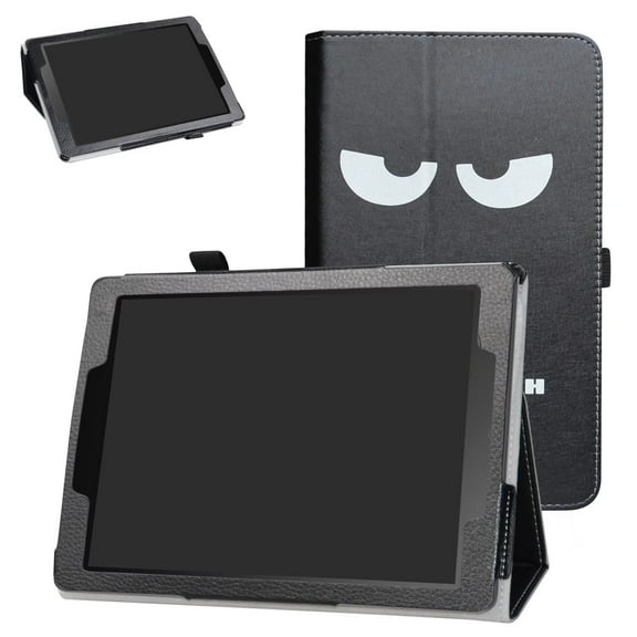 Labanema 9.7" ASUS Chromebook CT100PA Case, PU Leather Folio Stand Protective Case, Cover for 9.7" ASUS Chromebook CT100PA (Big Eyes)