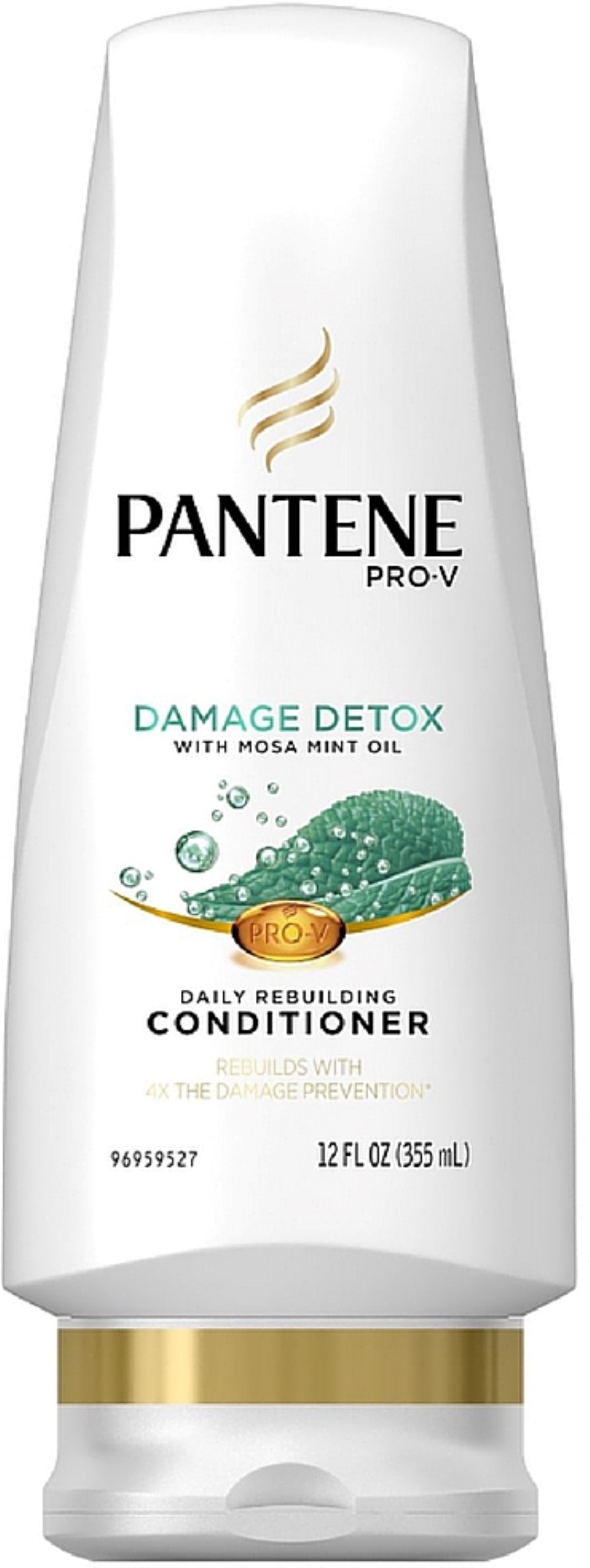 Pantene Pro-V Damage Detox Daily Rebuilding Conditioner 12 oz (Pack of 6) - image 1 of 1