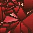 thumbnail image 1 of Ahgly Tapis d'Intérieur Lavable en Machine Carré Rouge Tomate, 8 Pieds Carré, 1 of 7