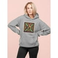 thumbnail image 2 of Capricorn Zodiac Ethnic Hoodie Women -Image by Shutterstock, Female Small, 2 of 4