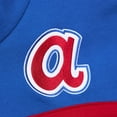 thumbnail image 5 of Men's Mitchell & Ness Royal Atlanta Braves Head Coach Pullover Hoodie, 5 of 5