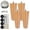 Brown, variant on Miuline 4Pcs Wood Furniture Legs,Sofa Legs Solid Wood Square Walnut M8 Replacement Bun Feet for Couch Sofa Armchair