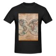 thumbnail image 4 of Bingfone The World Is Hemisphere Men'S Loose Fit Short-Sleeve Pocket T-Shirt, 4 of 7