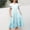 Light Blue, variant on Girls Summer Dresses Double Layer Flutter Sleeve Flowy A-Line Sundress Casual Gradient Color Dresses Blue,150