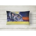 thumbnail image 2 of Carolines Treasures 7331PW1216 Black French Bulldog Sunny Fabric Decorative Pillow , 12H x16W, multicolor, 2 of 3