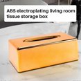 thumbnail image 2 of Paper Rack Elegant Royal Car Home Rectangle Tissue Box Container Napkin Tissue Holder, 2 of 5