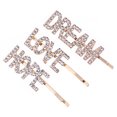 thumbnail image 1 of 3PCS Cartas Rhinestone Pasadores de pelo Pasadores de pelo Bobby Pin para damas y niñas, 1 of 1