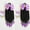 Purple, variant on 2pcs STHair Kids Ponytail Extensions, Braids with Beads, Sweet Hair Extension with Elastic Tie, Twist Ponytails with Hair Bows Butterflies, Cute Pigtail, Beautiful Cosplay Wig for Girls