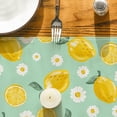 thumbnail image 2 of Sm:)e Daisy Floral Lemon Summer Table Runner 13 x 72 Inch,Healthy Fruit Watercolor Rustic Botanic Table Cover for Party Picnic Dining Room Kitchen, 2 of 6
