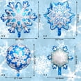 thumbnail image 2 of Set de globos con temática invernal Hicarer, 60 piezas, copos de nieve, 2 of 7