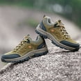 thumbnail image 2 of CAMEL CROWN Men's Hiking Shoes Breathable Non-Slip Sneakers Leather Low Cut Boots for Men, 2 of 5