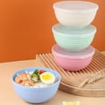 thumbnail image 3 of Homerr Airtight Cereal Bowls with Lid Microwave Safe Food Bowls 3Pcs/Set Cereal Bowls with Lid Lightweight BPA Free Dinner Bowls for Noodles Rice Fruit Soup | Dishwasher Microwave Safe, 3 of 7