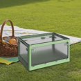 thumbnail image 4 of Estuche plegable para pícnic Caja de almacenamiento para acampar plegable con tapa, gabinete de almacenamiento transparente, contenedores de libros para la familia al aire libre, 4 of 7