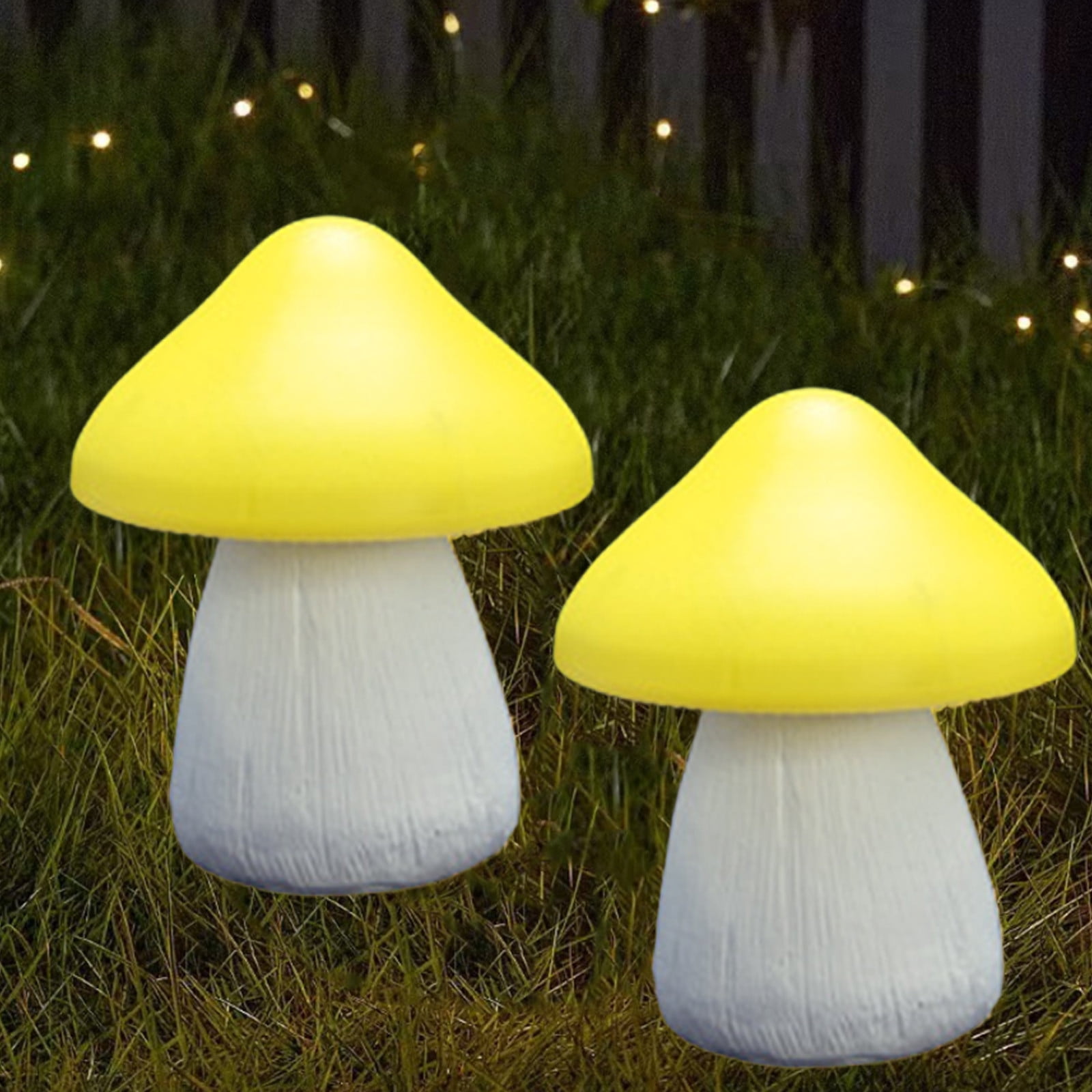 1 Packs Solar Mushroom Lights Outdoor Waterproof Solar Powered Garden Lights for Yard Pathway Fence Decoration Color Changing LED Landscape Lighting with Auto On Off