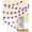 Purple, variant on Gold Polka Dot Party Decoration Garland
